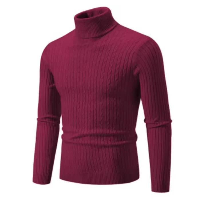 Greg - Comfort Casual Turtleneck-Red