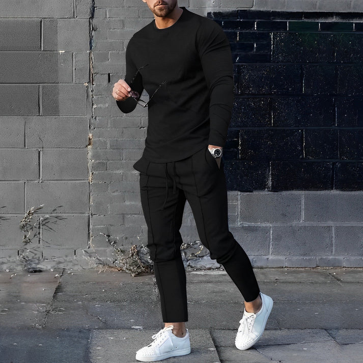 Larry - Weekend Outfit Set for Men- Black
