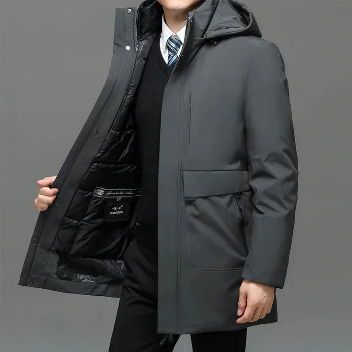 Walter - Warm Lining Parka Jacket Gray