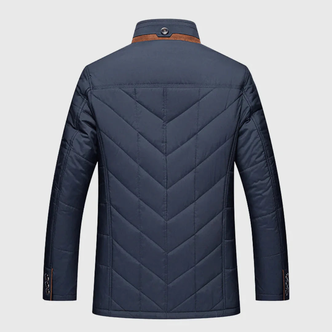 Alessandro - Milano Tailored Linen Jacket-Royal Blue