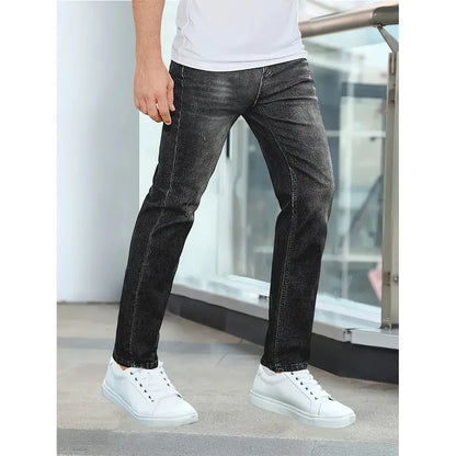 Alvin - Casual Style Jeans-Black