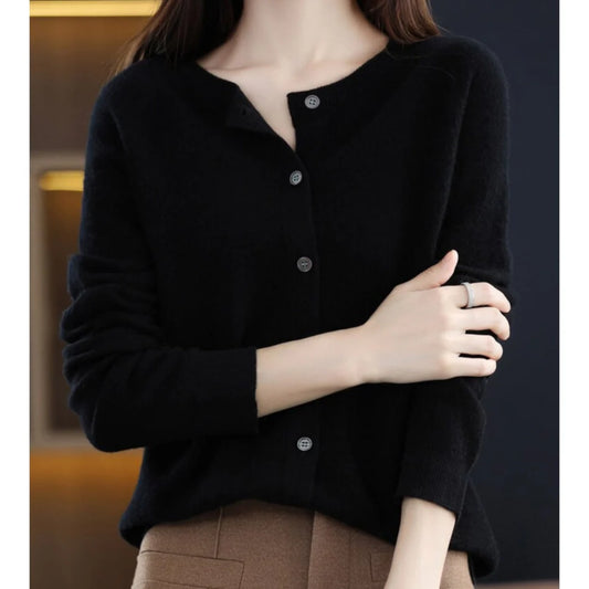 Ann - Refined Look Luxurious Sweater Black