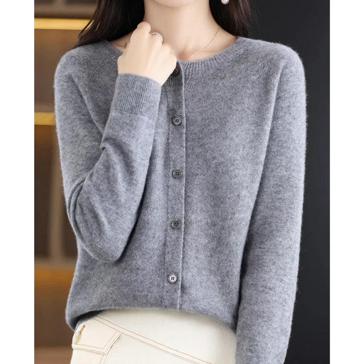 Ann - Refined Look Luxurious Sweater Gray