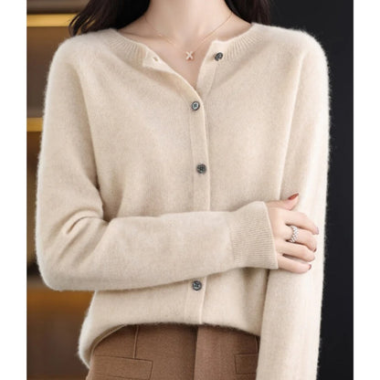 Ann - Refined Look Luxurious Sweater Khaki