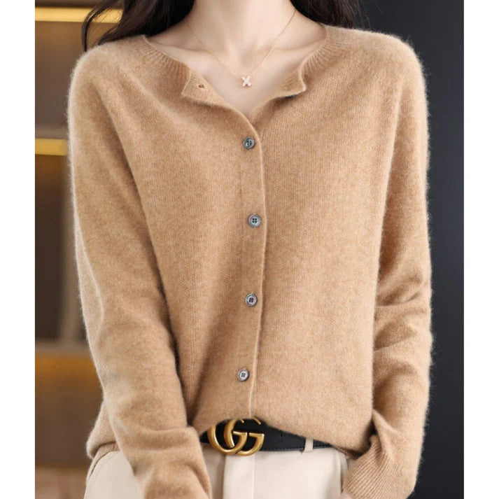 Ann - Refined Look Luxurious Sweater Light Brown