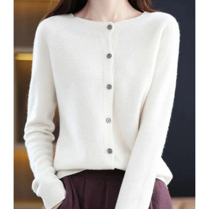 Ann - Refined Look Luxurious Sweater White
