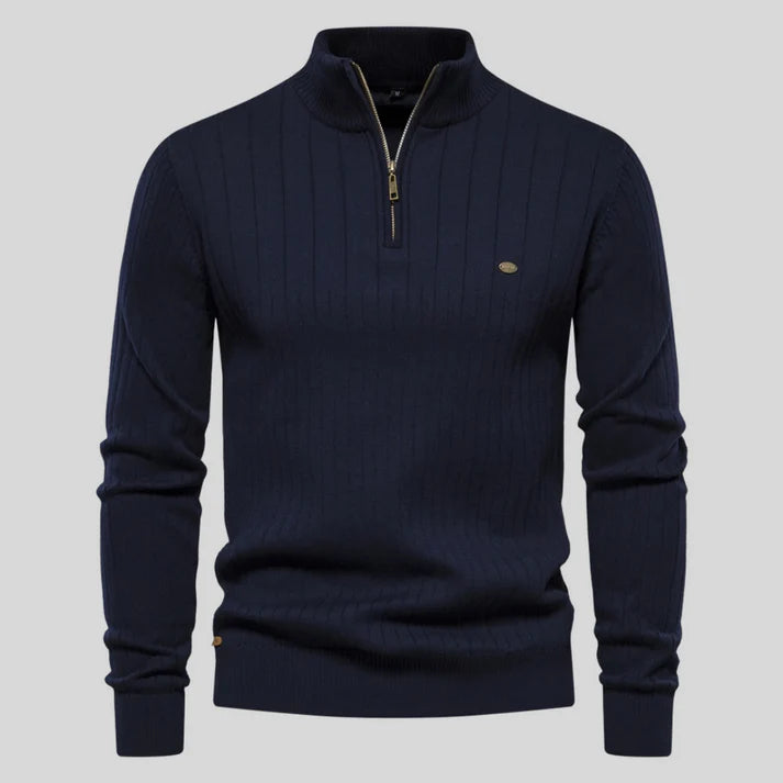 Charlie - Comfort Sweater-Blue