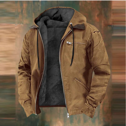 Clarence - Modern Autumn Jacket Brown