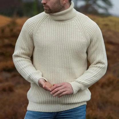 David - Soft Classic Turtleneck-Beige