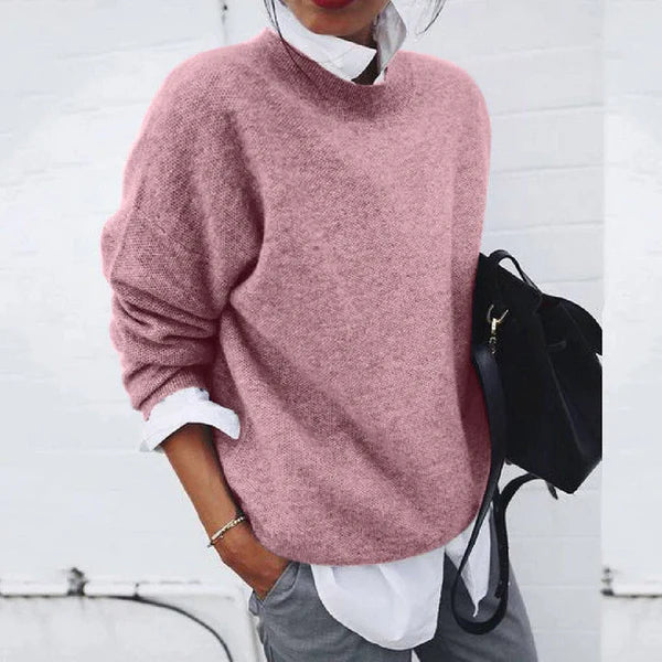 Eldora - Casual Cozy Comfort Sweater Pink