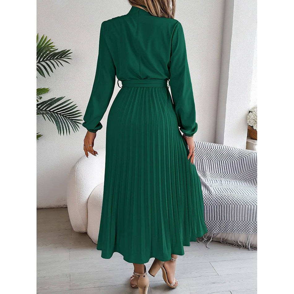 Ethel - Stylish Look Occasional Maxi-Dark Green