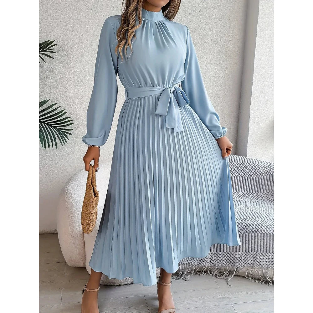 Ethel - Stylish Look Occasional Maxi-Light Blue