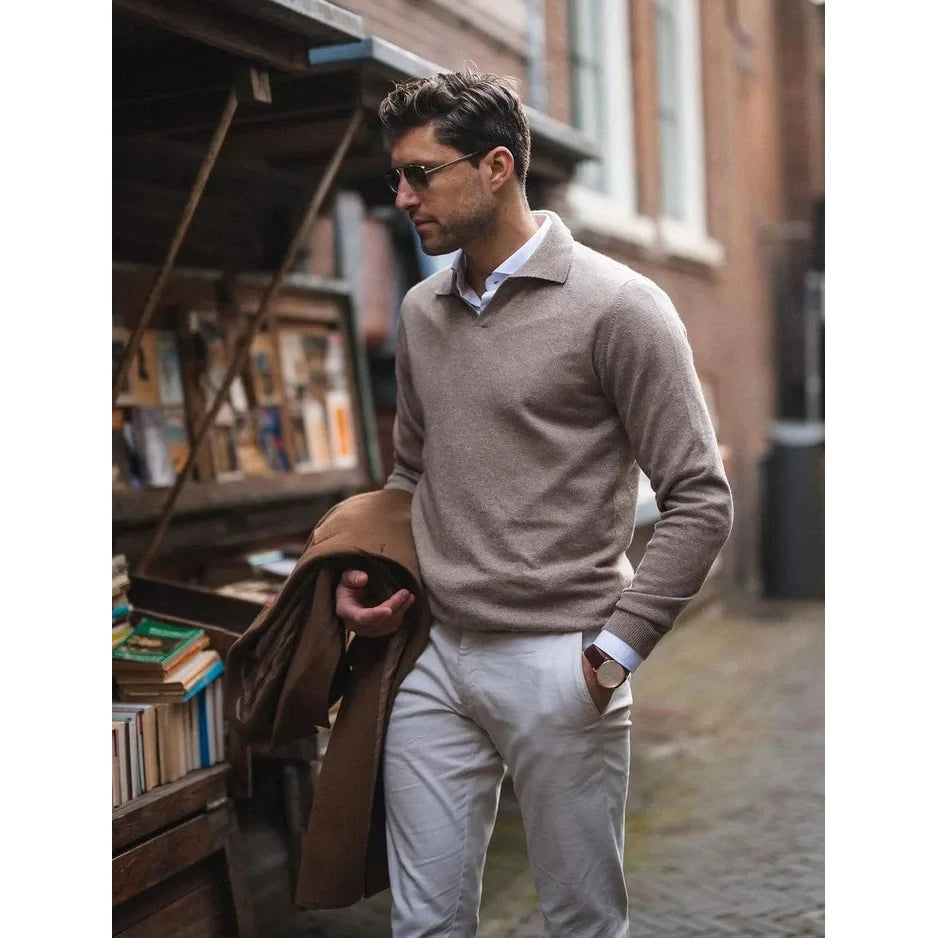Gary - Classic Polo Sweater