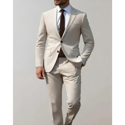 George - Classic 2-piece Suit-Beige