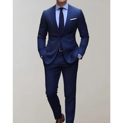 George - Classic 2-piece Suit-Blue