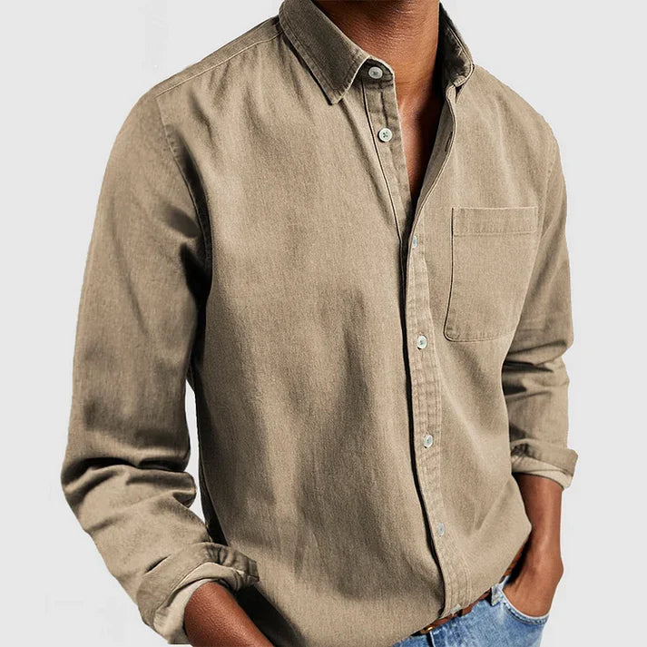 Glen - Perfect Classic Shirt Khaki