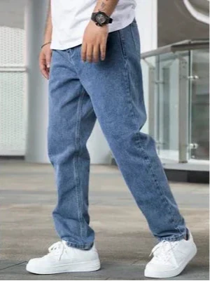 Jimmy - Straight Leg Jeans for Men - Deep Blue