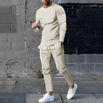 Larry - Weekend Outfit Set for Men-Apricot