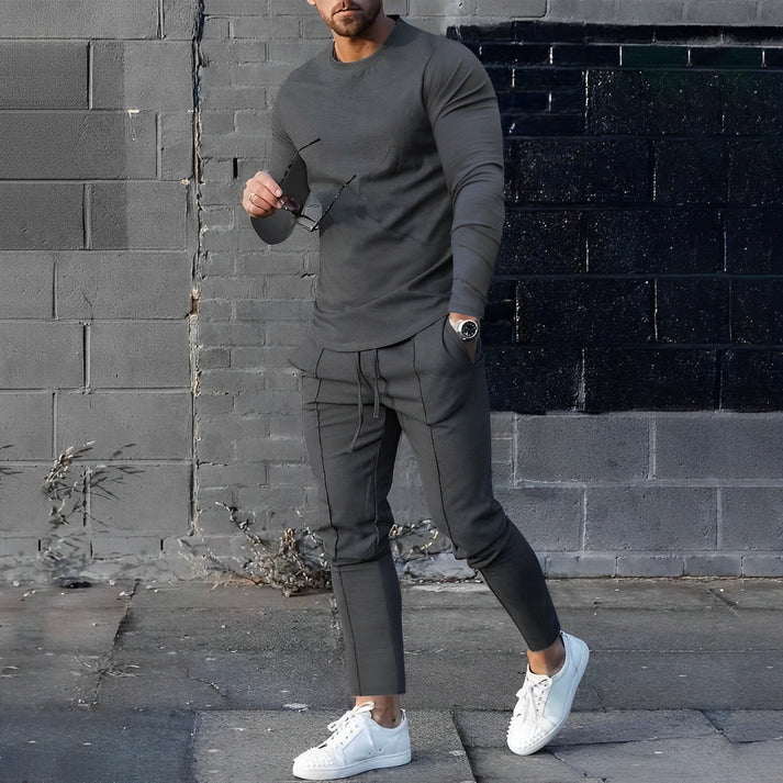 Larry - Weekend Outfit Set for Men- DarkGray