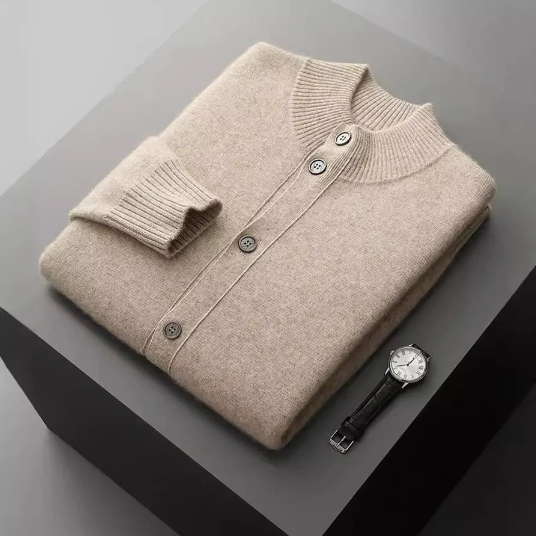 Luca - Merino Wool Jacket Beige