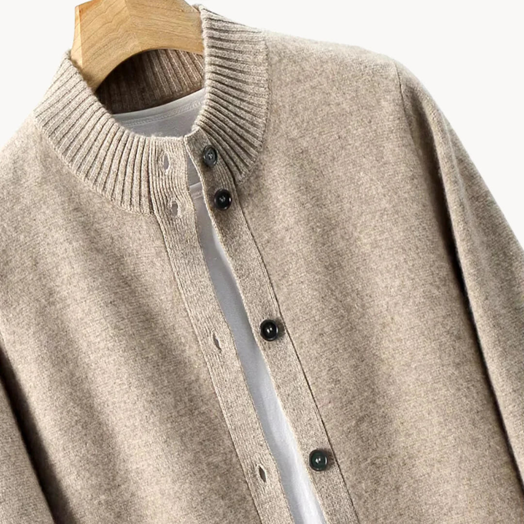 Luca - Merino Wool Jacket Beige