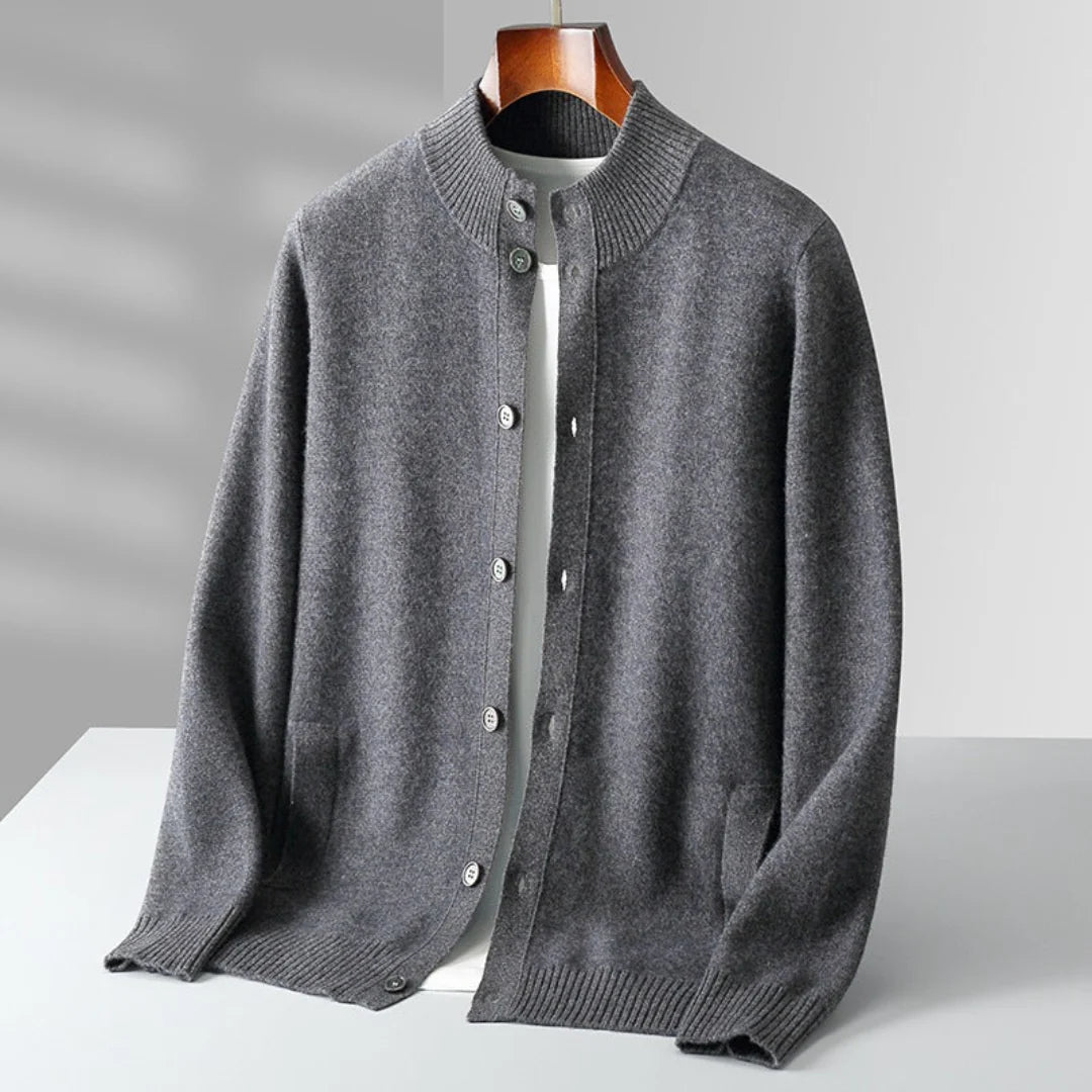 Luca - Merino Wool Jacket Grey
