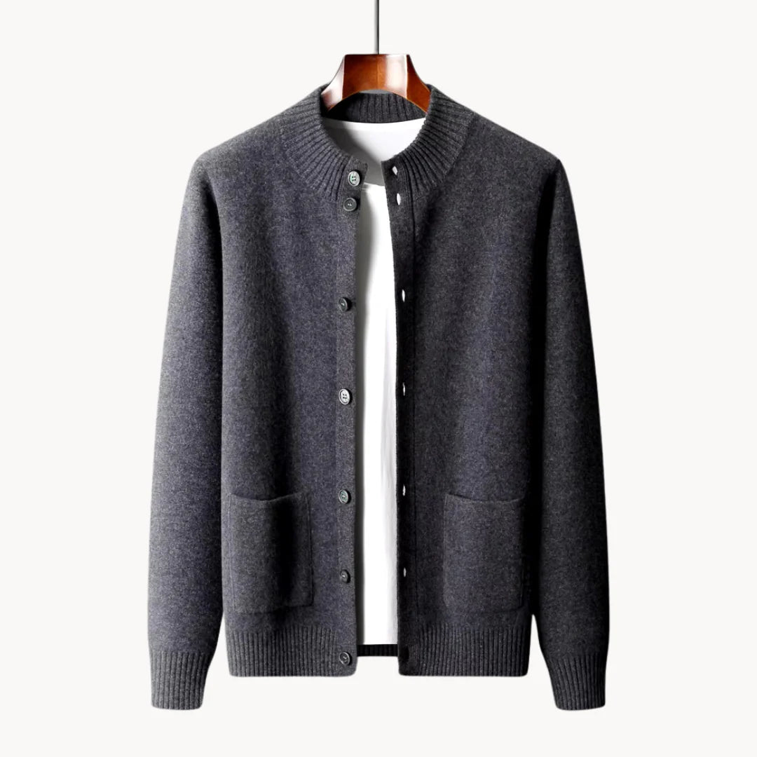 Luca - Merino Wool Jacket Grey