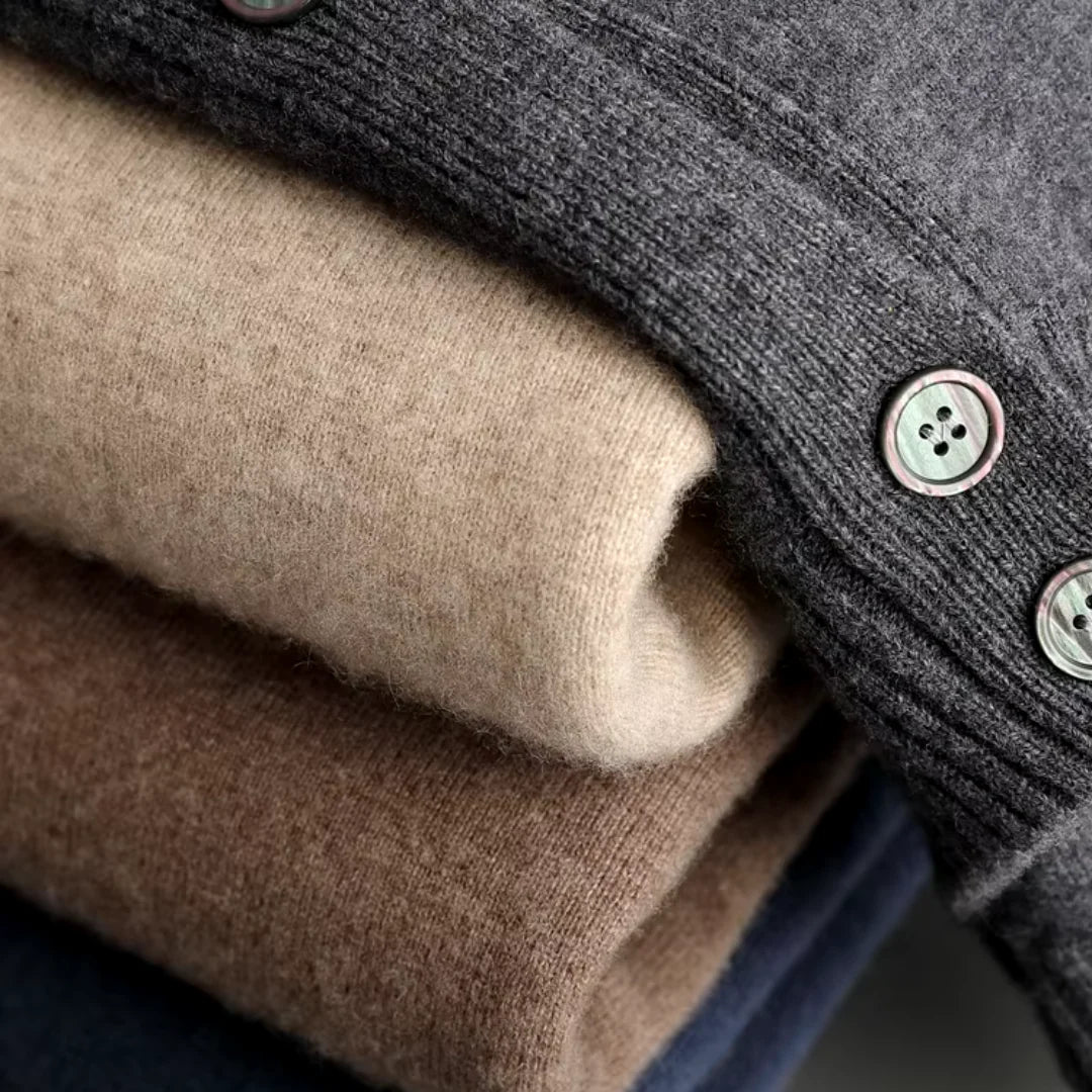 Luca - Merino Wool Jacket Grey