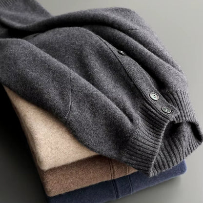 Luca - Merino Wool Jacket Grey