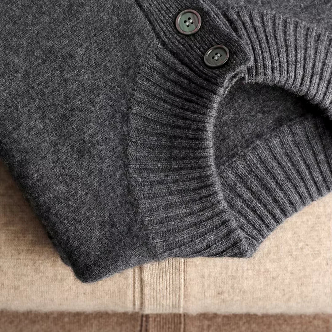 Luca - Merino Wool Jacket Grey