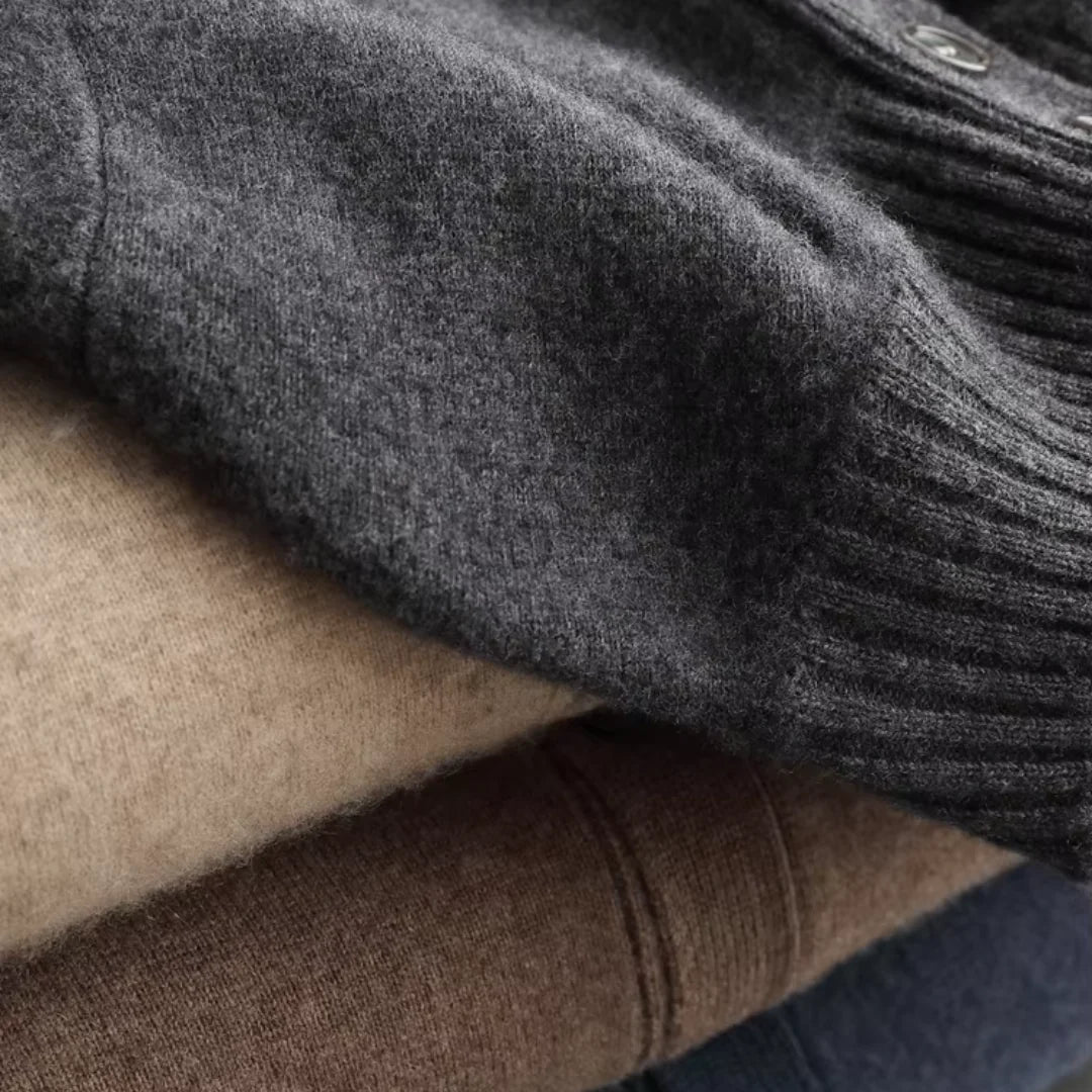 Luca - Merino Wool Jacket Grey