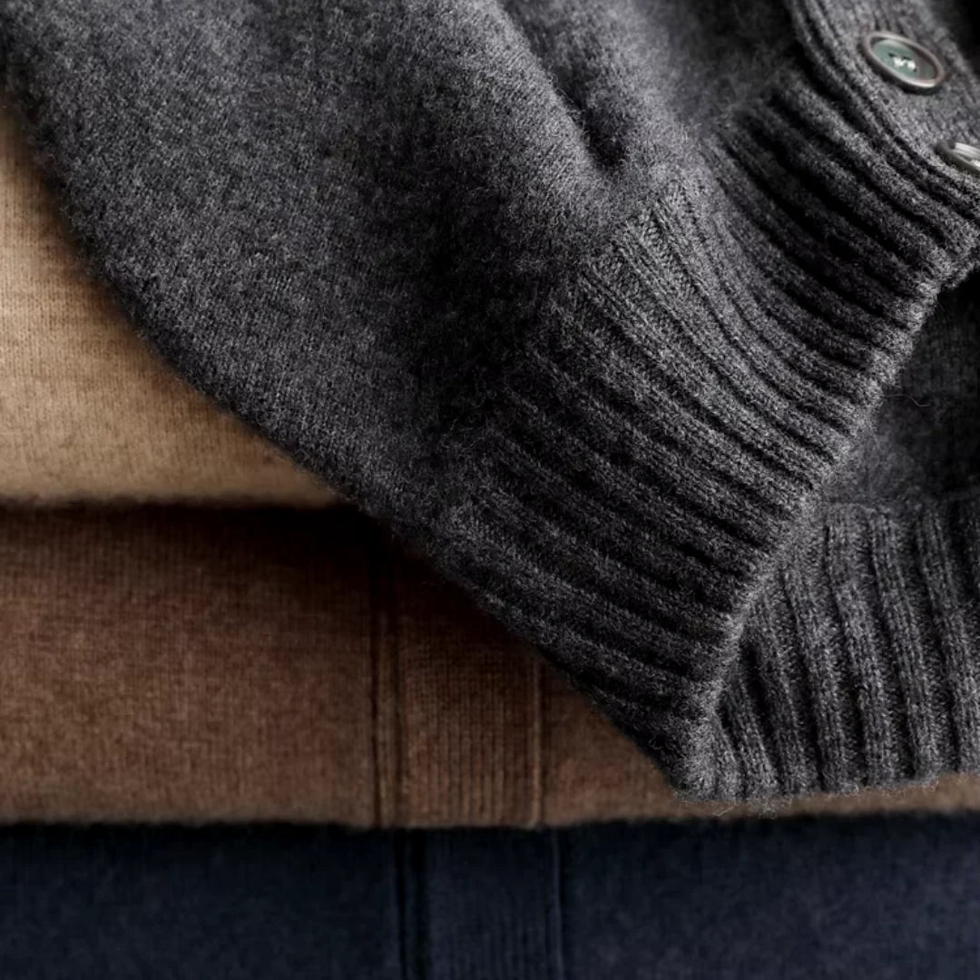 Luca - Merino Wool Jacket Grey