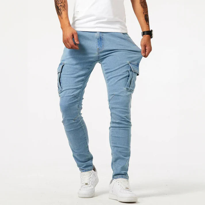 Manuel - Flexible Fit Jeans Blue