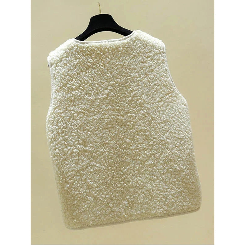 Melina - Stylish Sleveless Vest White
