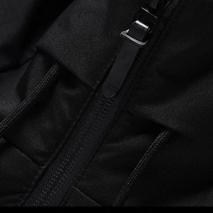 William - Winter Solid Puffer Jacket - Black