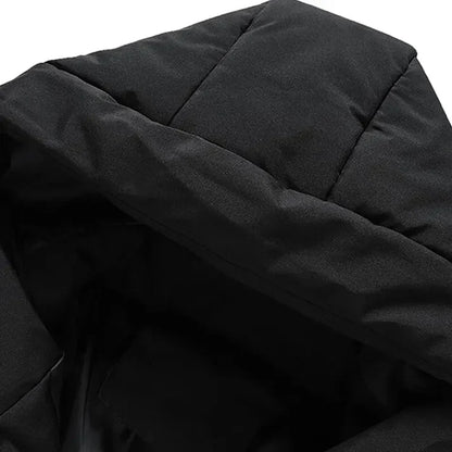 William - Winter Solid Puffer Jacket - Black