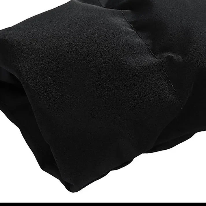 William - Winter Solid Puffer Jacket - Black