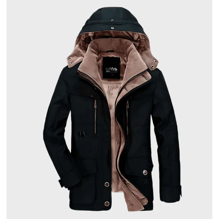 Paul - Comfort Winter Coat for Men-Black