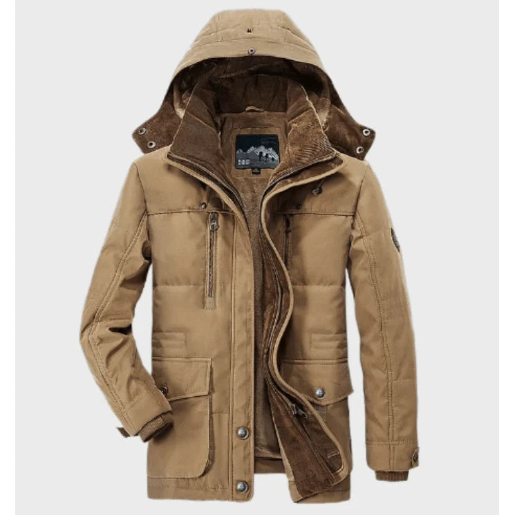 Paul - Comfort Winter Coat for Men-Khaki