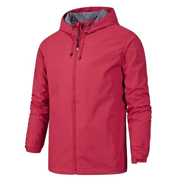 Robert - Modern Cut Waterproof Jacket Red