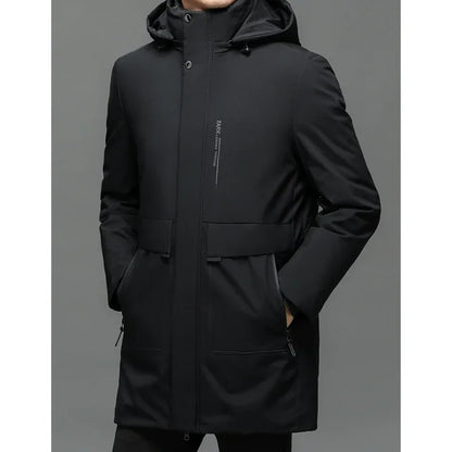 Walter - Warm Lining Parka Jacket Black