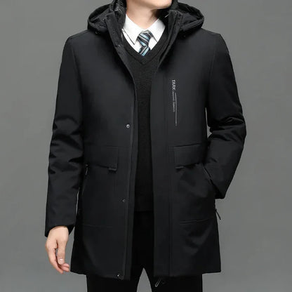 Walter - Warm Lining Parka Jacket Black