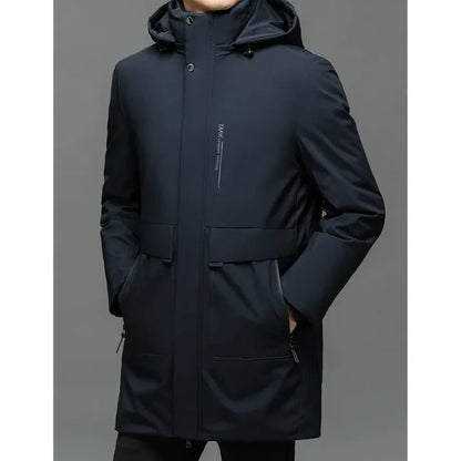 Walter - Warm Lining Parka Jacket Dark Blue