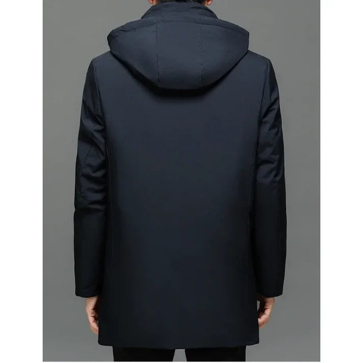 Walter - Warm Lining Parka Jacket Dark Blue