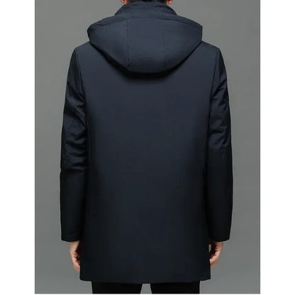 Walter - Warm Lining Parka Jacket Dark Blue