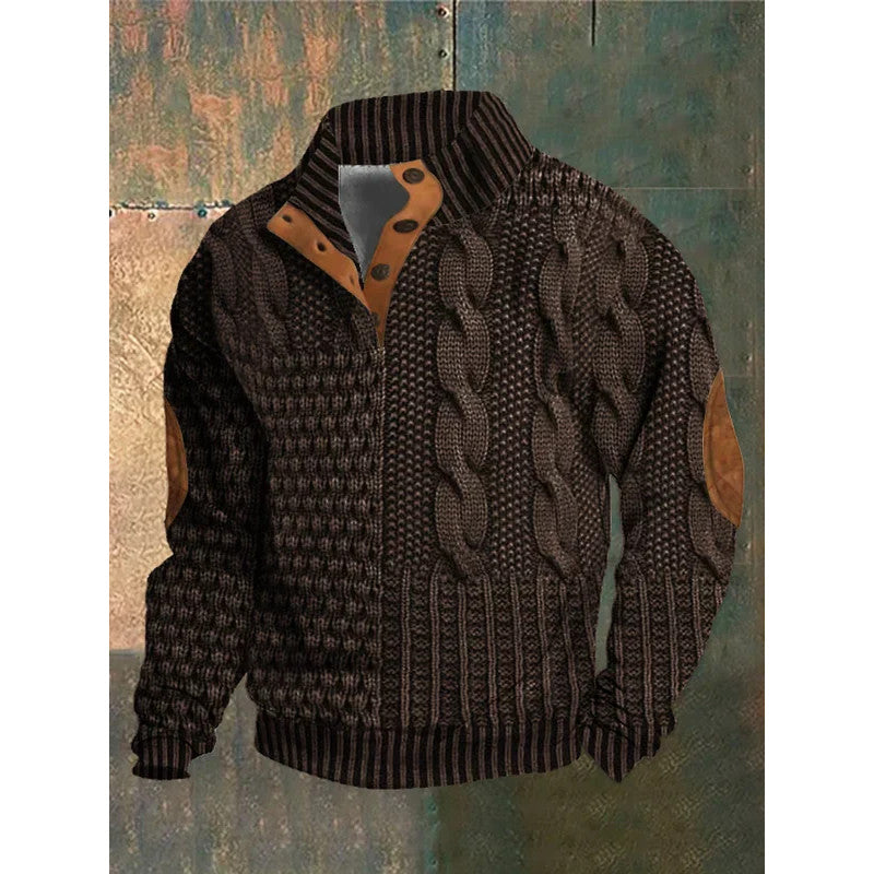 Wilbur - Comfort Winter Sweater-Brown