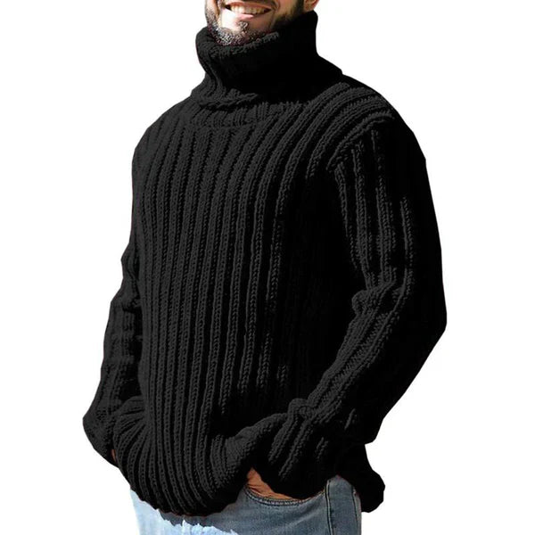 Willis - Stylish Warm Turtleneck-Black