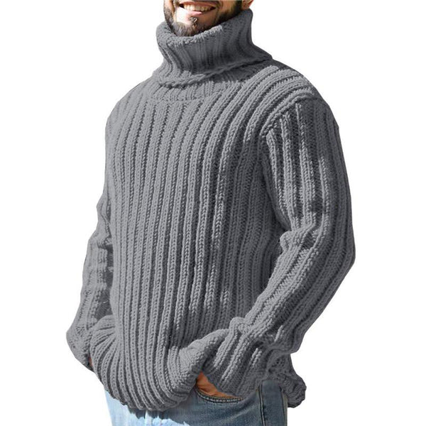 Willis - Stylish Warm Turtleneck-Gray